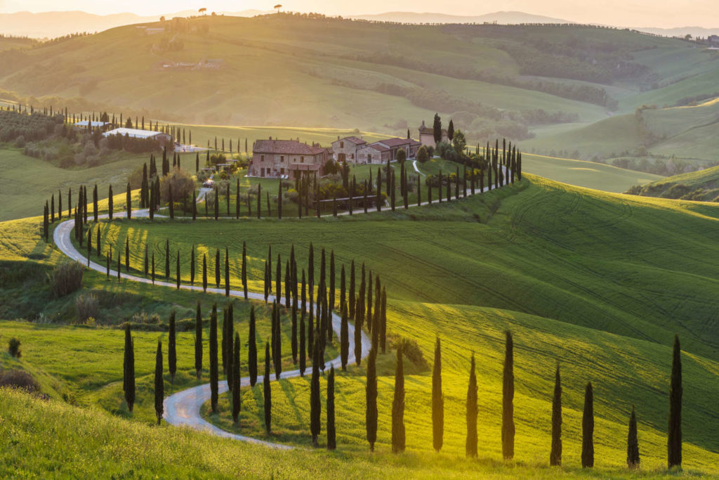 Toskana Val d'Orcia Lerne Italienisch Online